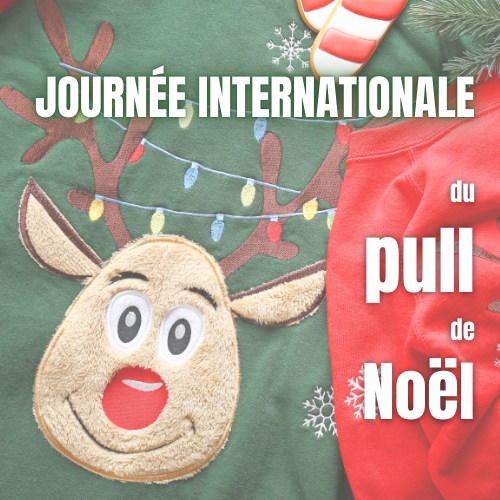 Venez habillé.e d'un pull de Noël !