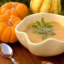 Consommé de courges aux épices Consommé de courges aux épices