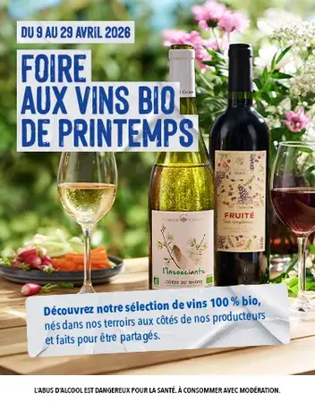 La foire aux vins et fête des fromages bio de Printemps 